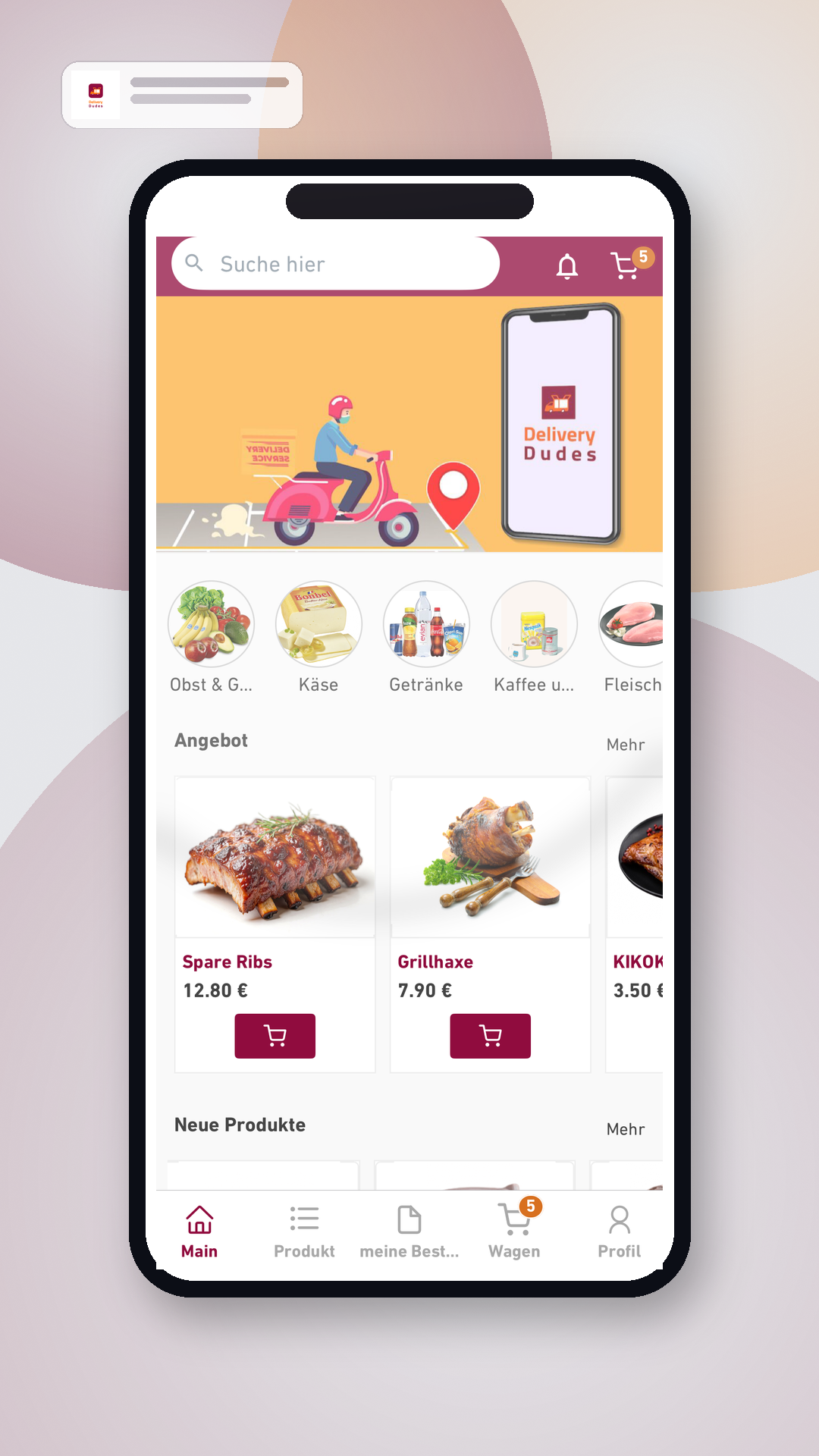 Delivery Dudes App