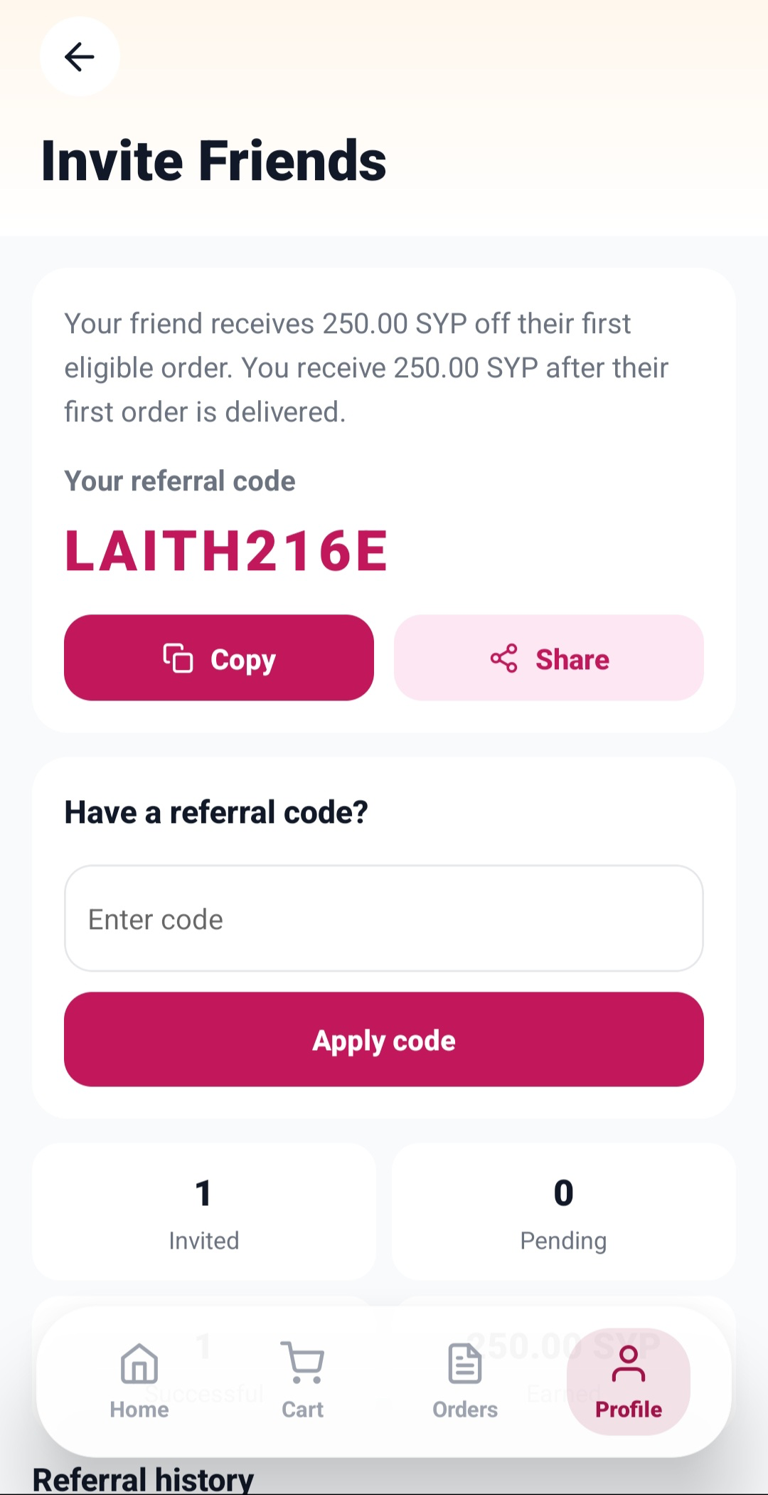 Referral