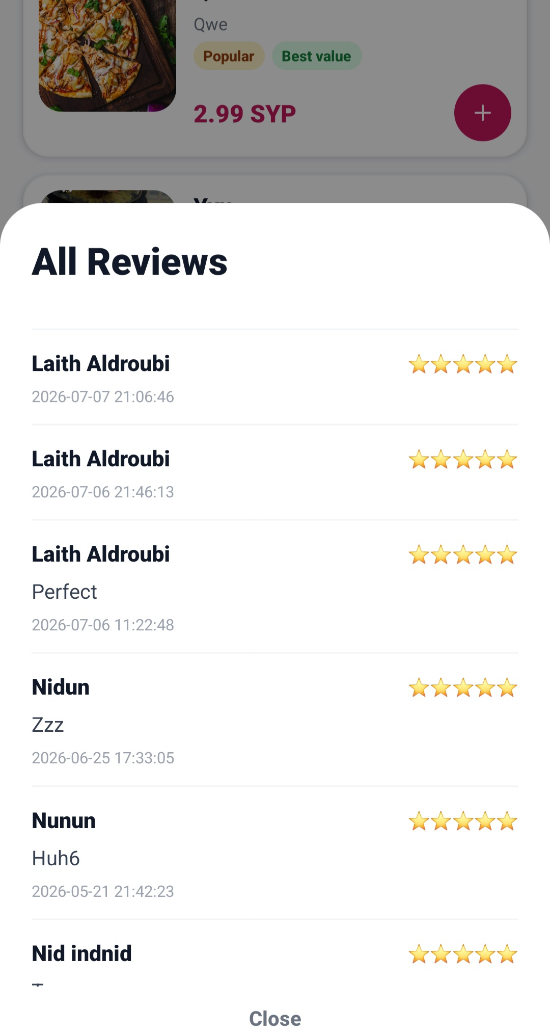 Reviews