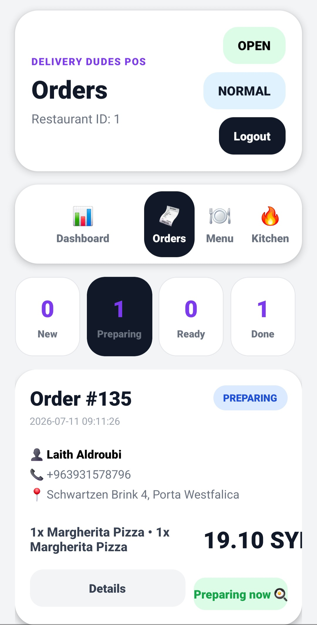 Orders