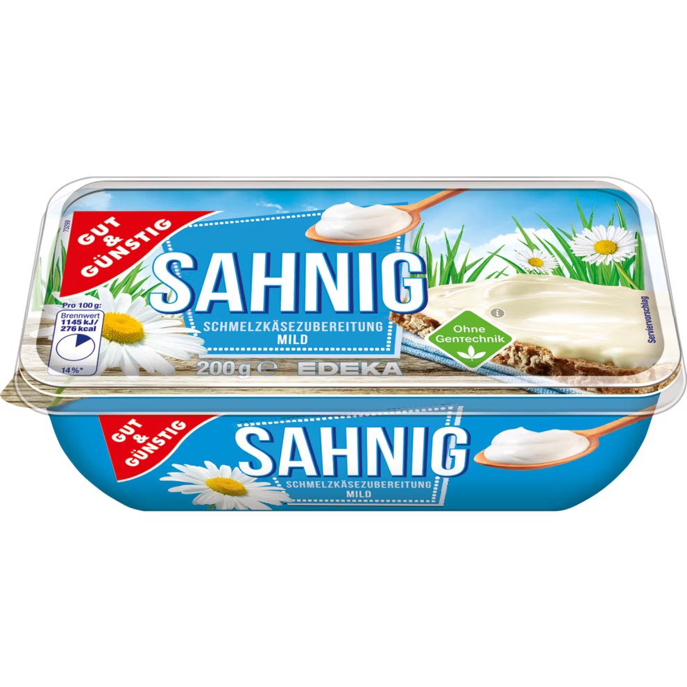 Schmelzkäsezubereitung Sahne 50% Fett i. Tr.